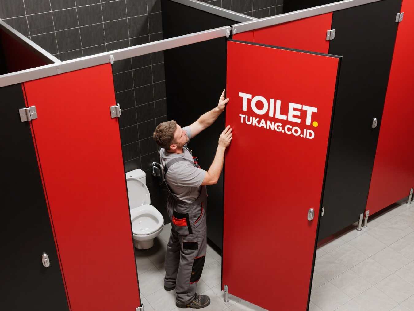 Jual Pasang Cubicle Toilet Partisi Toilet Umum 2