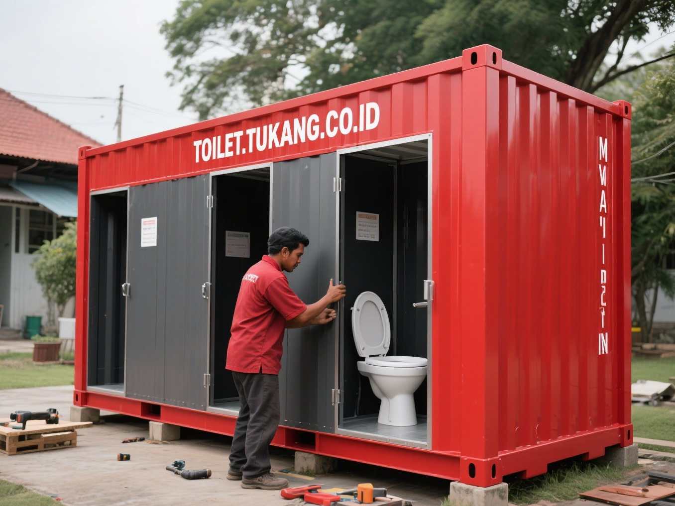 Movable Toilet Container 1