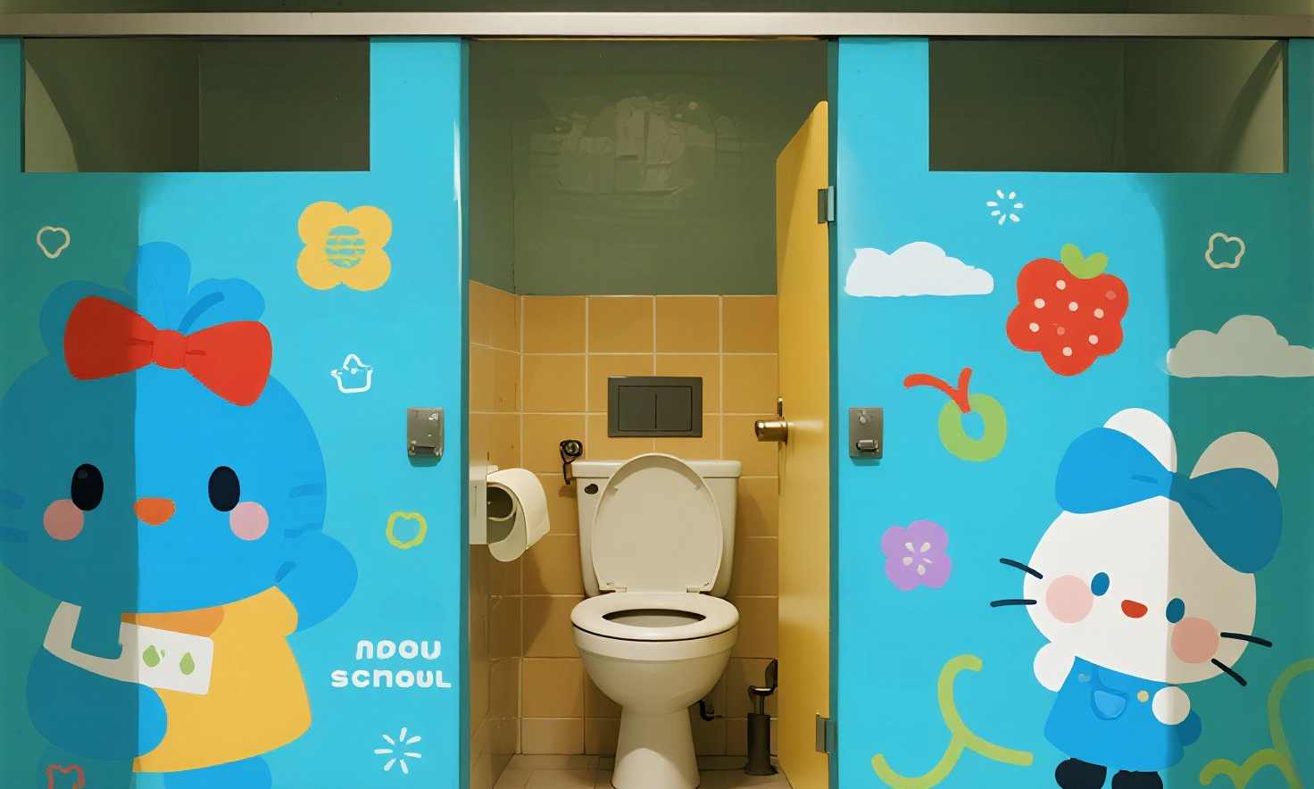Toilet Cubicle Sekolah 3